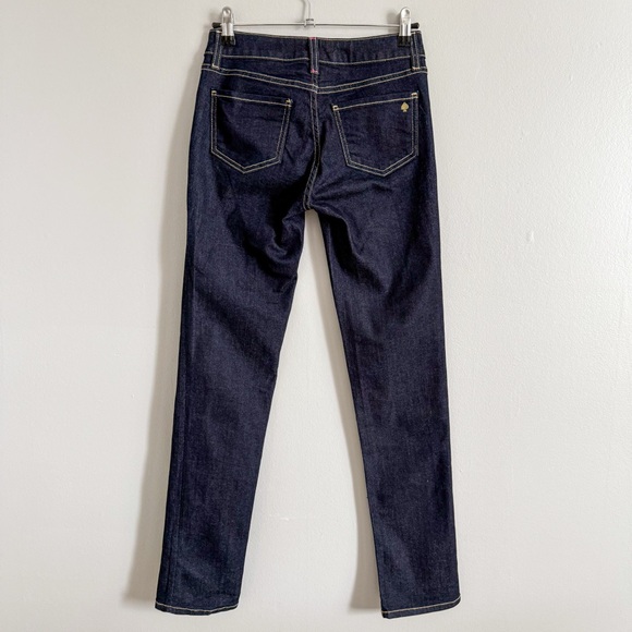 Kate Spade Dark Blue Play Hooky Skinny Jeans Size 24 - Picture 3 of 7
